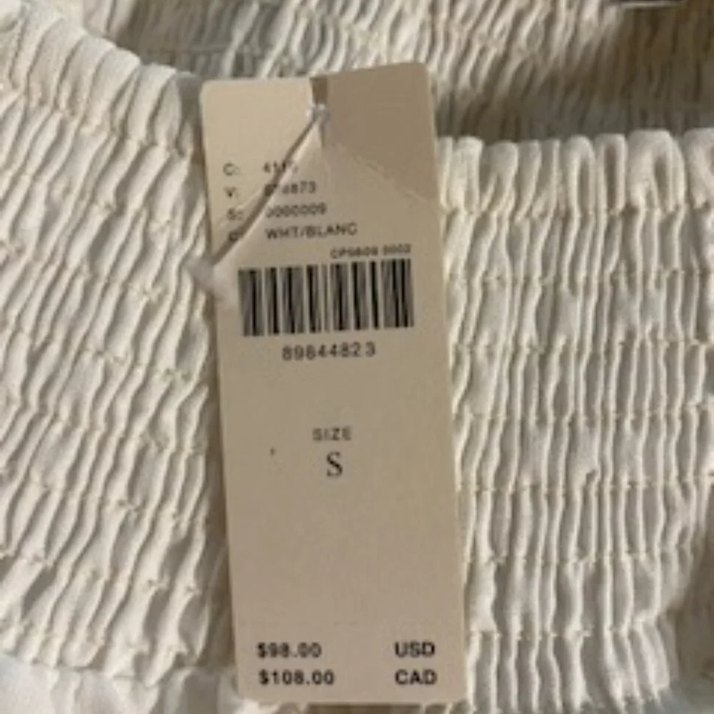 LINEN RUCHED SLEEVE TOP - Picture 3 of 8